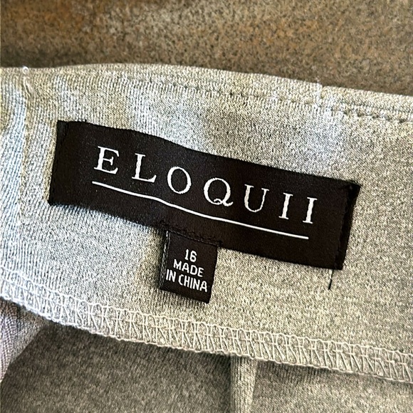 NWT Eloquii Sequined Floral Embroidered Knee-Length Pencil Skirt - Picture 6 of 9